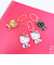 サンリオ ハローキティ ゼブラ柄  ぷっくりったいプチボールチェーン キーホルダー 日本製 Sanrio