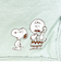 スヌーピー チャーリーブラウン 仕切りたくさんポーチ トラベル グリーン SNOOPY