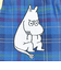 ムーミン チェック ジャガード がま口財布 コインケース MOOMIN