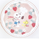 スヌーピー ラウンドマカロンポーチ ストロベリー SNOOPY