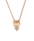 サンリオ ハローキティ シンプルハートネックレス ピンクゴールド アクセサリー 日本製 Sanrio