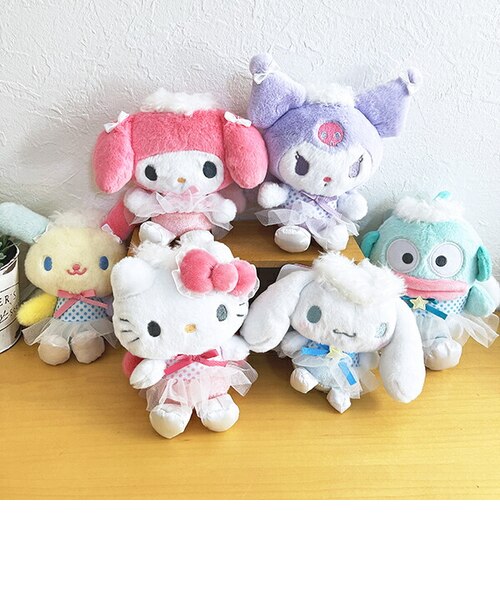 サンリオ ハローキティ エンジェルバレリーナ マスコット ぬいぐるみ