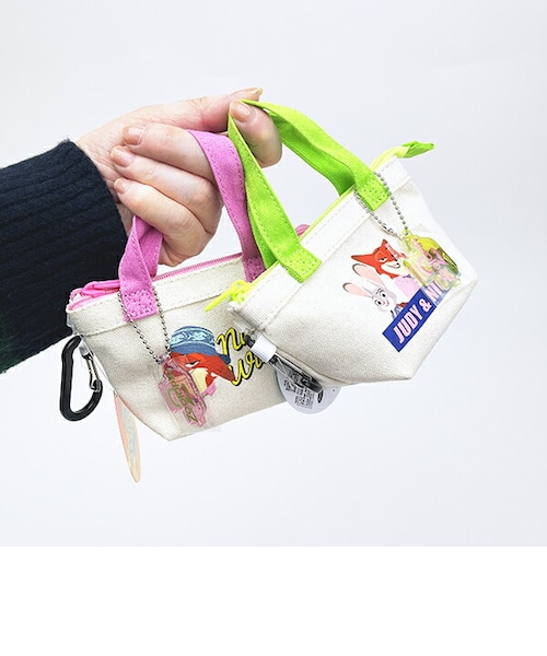 ディズニー ズートピア ニック＆ジュディ カラビナ付きミニバッグ