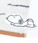 スヌーピー ミニタオル Swing ベージュ ハンカチ 西川 SNOOPY