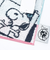 スヌーピー ミニタオル ホワイト ハンカチ 西川 PEANUTS 75th SNOOPY