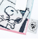 スヌーピー ミニタオル ホワイト ハンカチ 西川 PEANUTS 75th SNOOPY