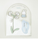 ミッフィー miffy フラワーアクリルクリップ ブルーグレー インテリア