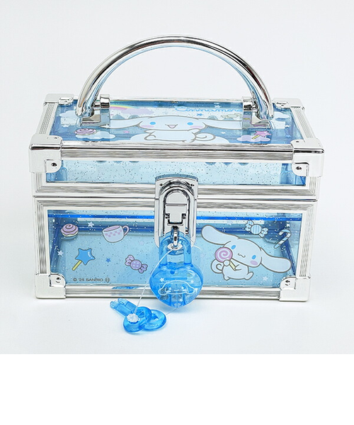 サンリオ シナモロール 鍵付きミニバニティケース 小物入れ シナモン