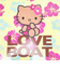 サンリオ ハローキティ × LOVEBOAT(ラブボート) ミラー (イエロー)