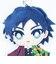 鬼滅の刃 冨岡義勇 Chibiぬいマスコット ぬいぐるみ