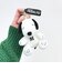 スヌーピー 『M』 座り イニシャルマスコット ぬいぐるみ SNOOPY