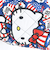 サンリオ ハローキティ 中綿ミニトートバッグ アメリカ総柄 ランチ Sanrio