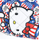 サンリオ ハローキティ 中綿ミニトートバッグ アメリカ総柄 ランチ Sanrio
