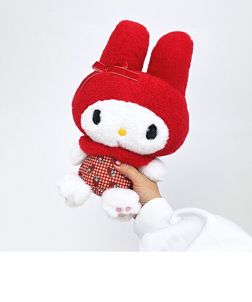 サンリオ マイメロディ ぬいぐるみ 赤チェック S sanrio｜パーフェクト