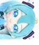 初音ミク ×ダブルオーガンダム Chibiぬいおすわりマスコット ぬいぐるみ