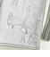 スヌーピー メタリック 2つ折りパスケース ICカードケース シルバー SNOOPY