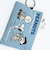 スヌーピー ALL刺繍パスポーチ ブルー 定期入れ SNOOPY