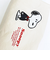 スヌーピー コスメポーチ アップリケ SNOOPY