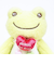 かえるのピクルス スマイルハート ビーンドール ぬいぐるみ グリーン