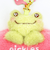 かえるのピクルス スマイルハート ぬいぐるみリール キーホルダー