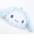 サンリオ シナモロール ファイスリールパスケース ふわふわケープ ブルー シナモン sanrio