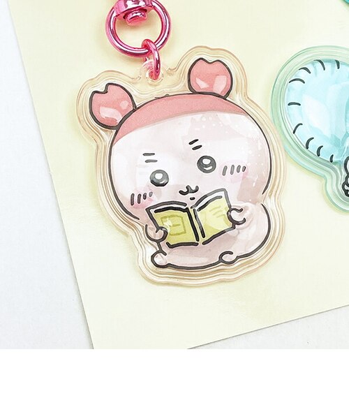 ちいかわ 古本屋×モモンガ ぷっくりったいペアーキーホルダー