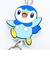 ポケットモンスター ポッチャマ ラバーリールキーホルダー ポケモン
