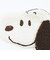 スヌーピー ダイカットフェイスポーチ モカ SNOOPY