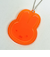 ミッフィー miffy リフレクターラバーキーホルダー フェイス オレンジ