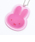 ミッフィー miffy リフレクターラバーキーホルダー フェイス ピンク