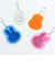 ミッフィー miffy リフレクターラバーキーホルダー フェイス ピンク