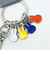 ミッフィー miffy 4連タイニーチャーム キーホルダー カラフル(フェイス)