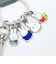 ミッフィー miffy 4連タイニーチャーム キーホルダー