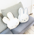 ミッフィー miffy パイピングクッション すやすや アイスグレー