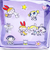 パワーパフガールズ ぷくぷくステッカー風ポーチ パープル パワパフ