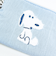 スヌーピー デイリーパスケース ぬいぐるみ ブルー 定期入れ SNOOPY