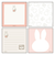 ミッフィー miffy メモパッド・スクエア コーラル 文具 日本製