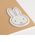 ミッフィー miffy フェルトステッカー ベージュ 文具