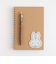 ミッフィー miffy フェルトステッカー ベージュ 文具