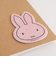 ミッフィー miffy フェルトステッカー ピンク 文具