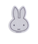 ミッフィー miffy フェルトステッカー グレー 文具