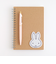 ミッフィー miffy フェルトステッカー グレー 文具