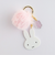 ミッフィー miffy ファー付きアクリルキーホルダー ピンク