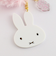 ミッフィー miffy ファー付きアクリルキーホルダー ピンク