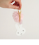 ミッフィー miffy ファー付きアクリルキーホルダー ピンク