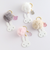 ミッフィー miffy ファー付きアクリルキーホルダー ピンク