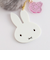 ミッフィー miffy ファー付きアクリルキーホルダー グレー