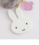 ミッフィー miffy ファー付きアクリルキーホルダー グレー