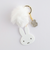 ミッフィー miffy ファー付きアクリルキーホルダー ホワイト