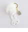 ミッフィー miffy ファー付きアクリルキーホルダー ホワイト